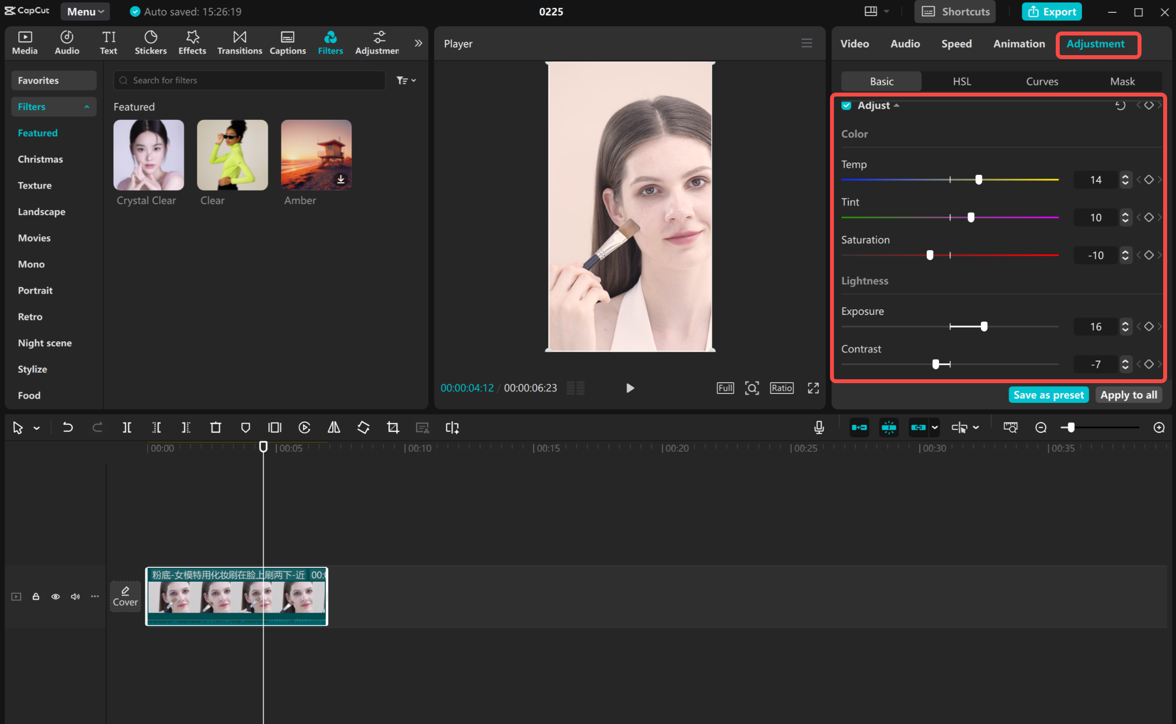 Use color grading