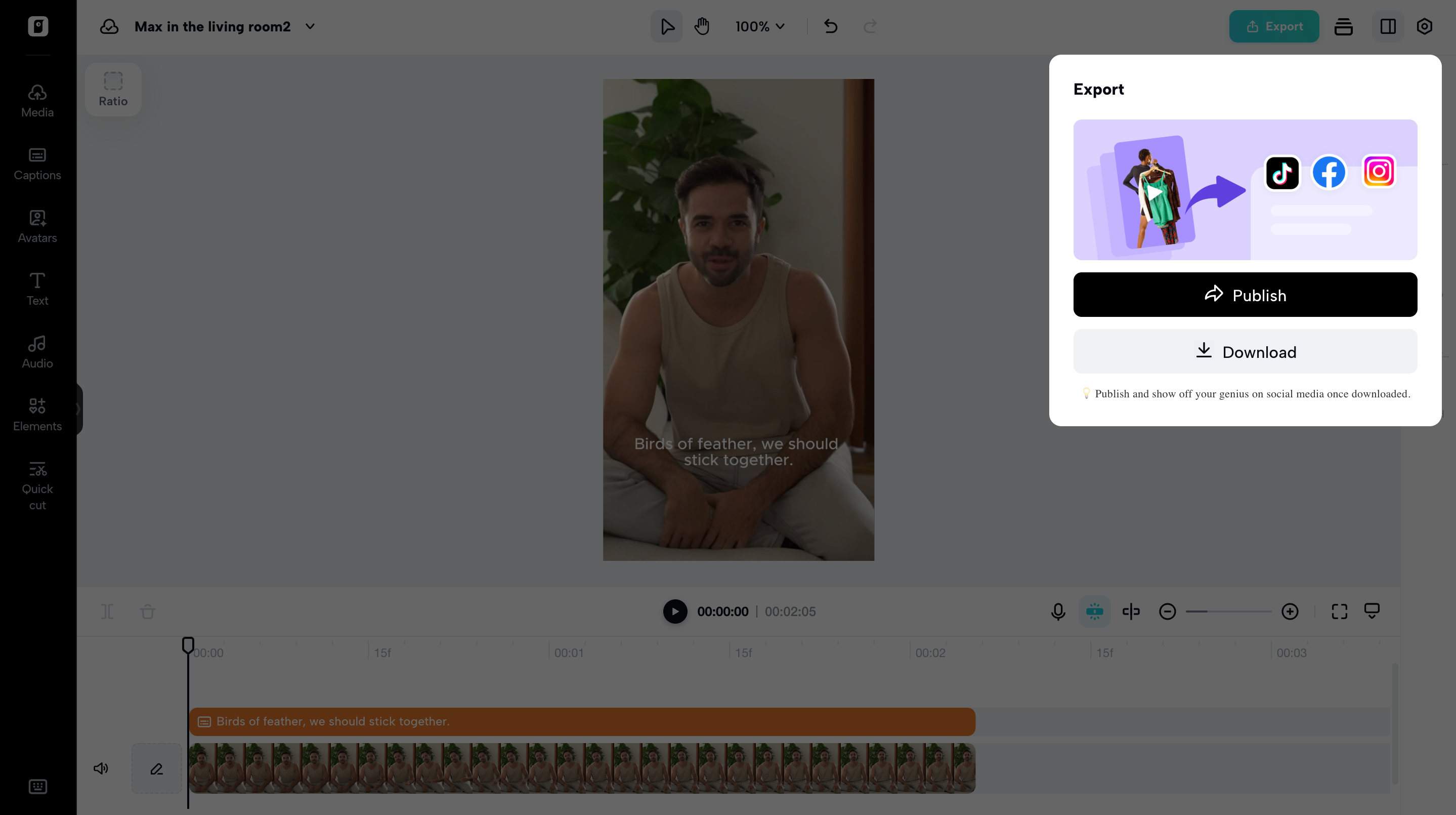 Exportar e compartilhar