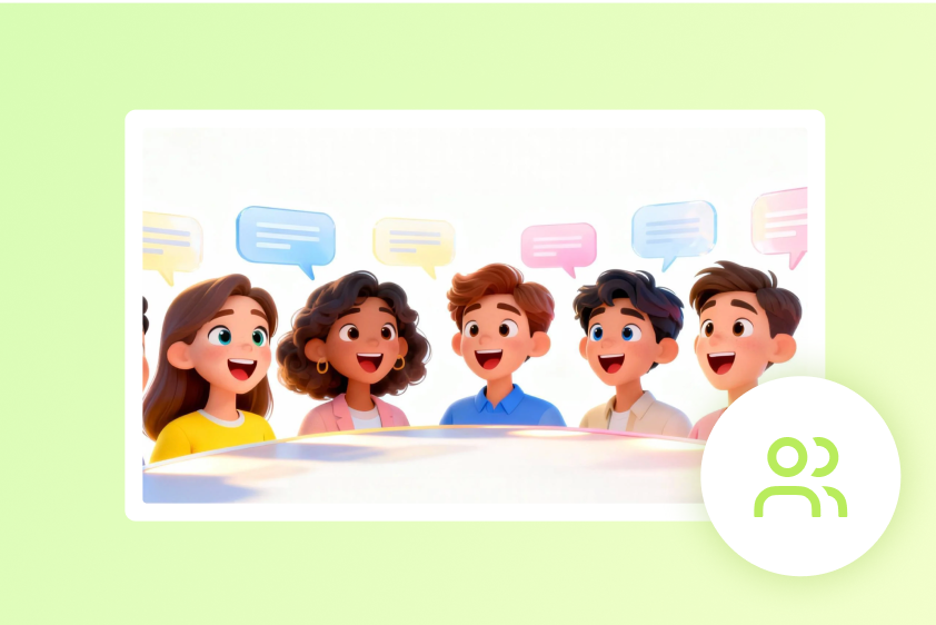 contenu statique transformé en avatars parlants