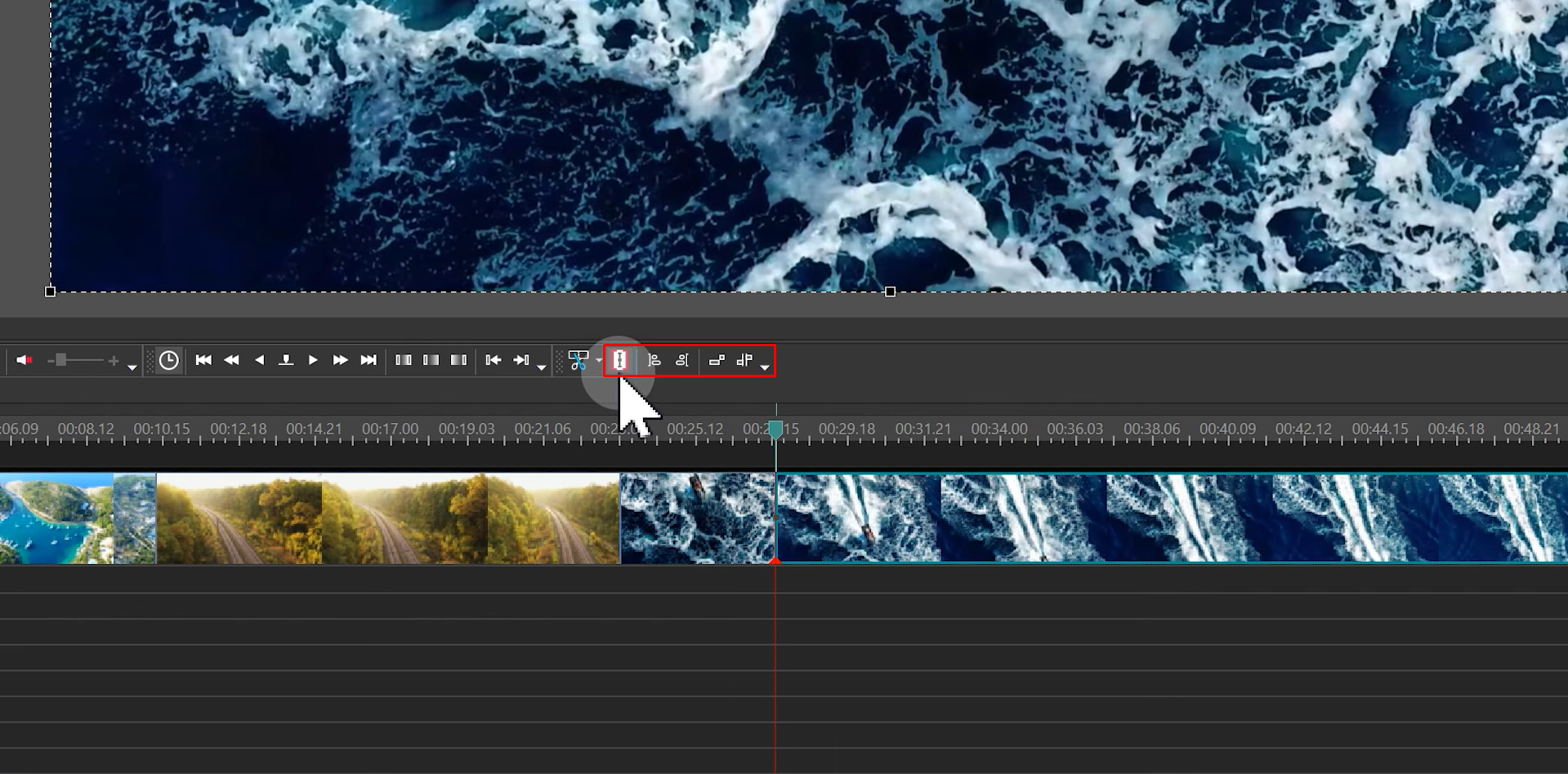 Editing the video with the VSDC free video editor