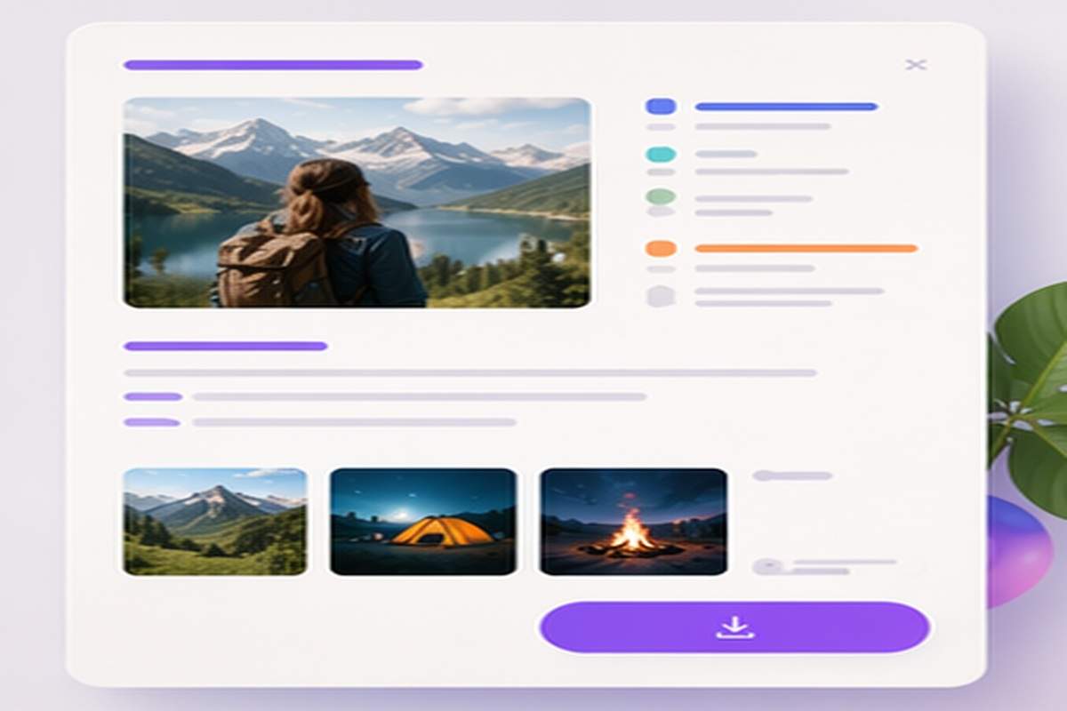 AI Video Ideas Generator Content calendar drafts topic-relevant visual