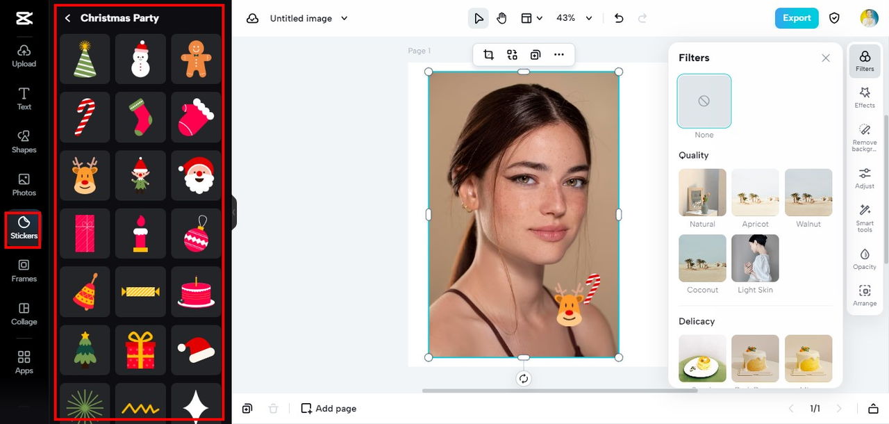 add stickers