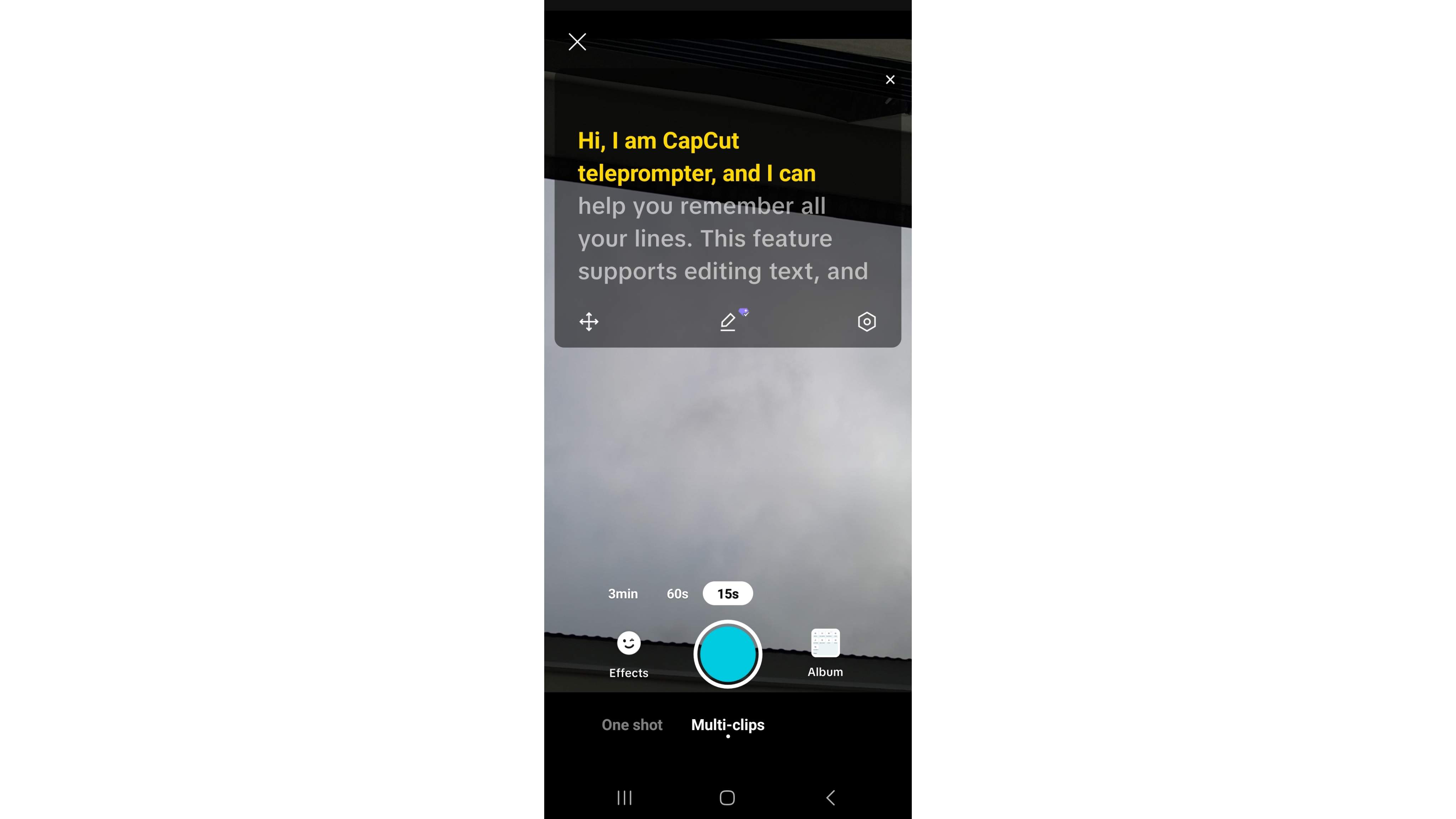 best teleprompter app - CapCut App