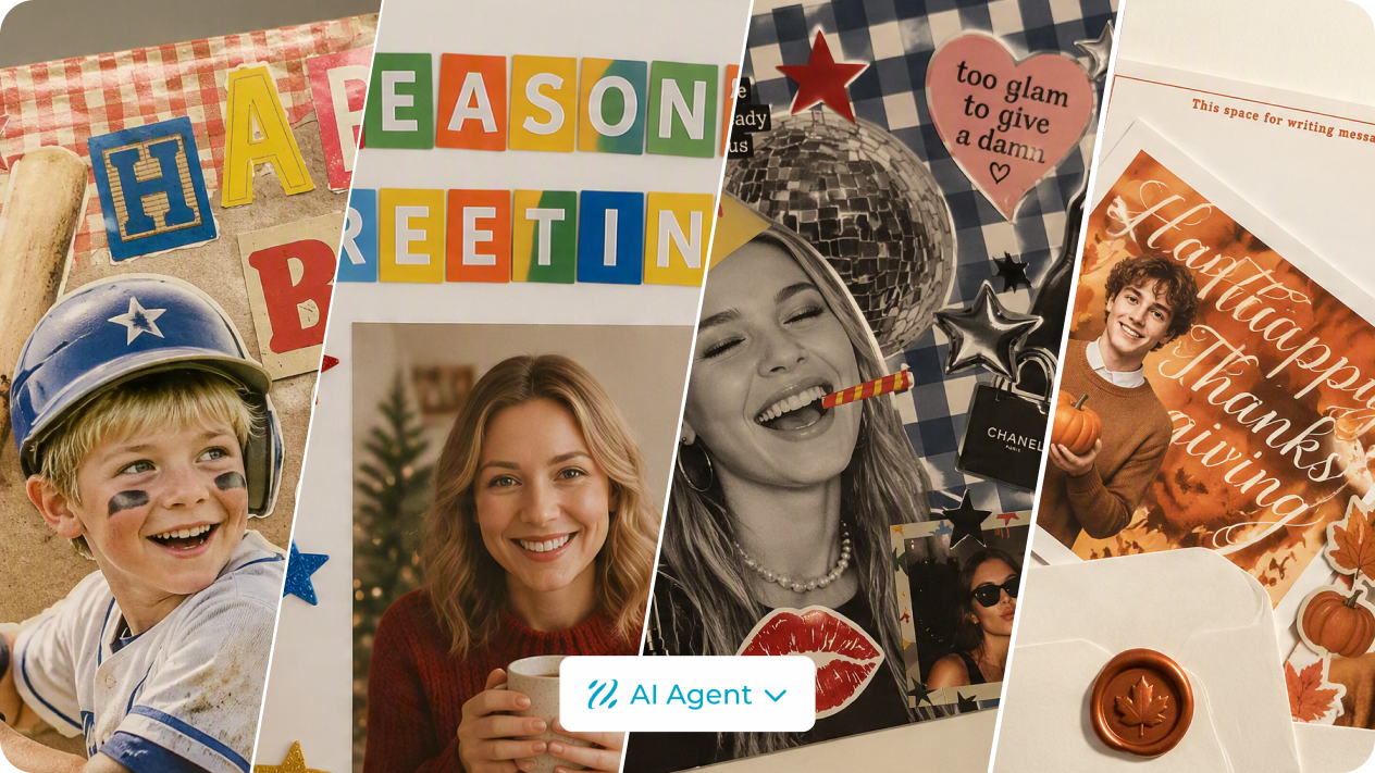 Explore multiple card styles with AI Agent