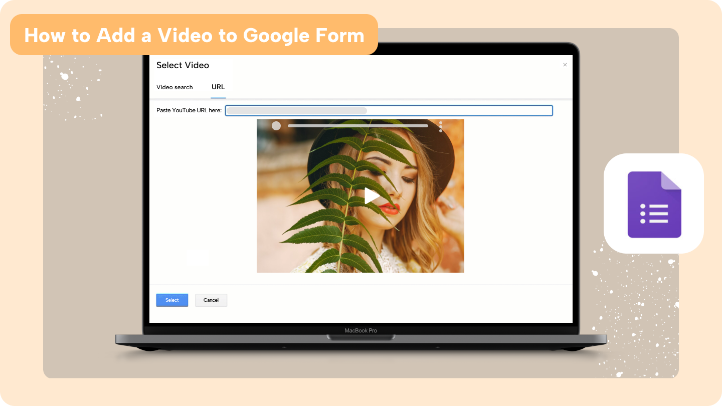add video to google form