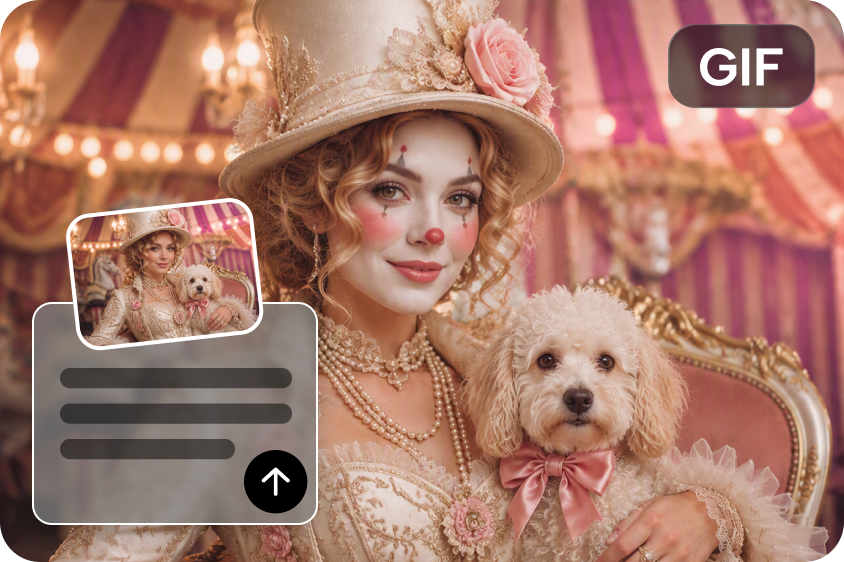 AI clown filter 