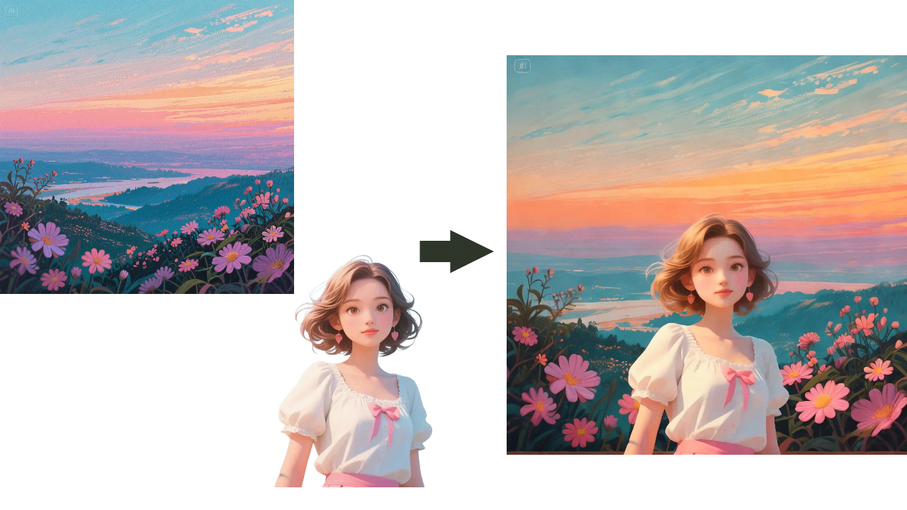 AI blend in Dreamina