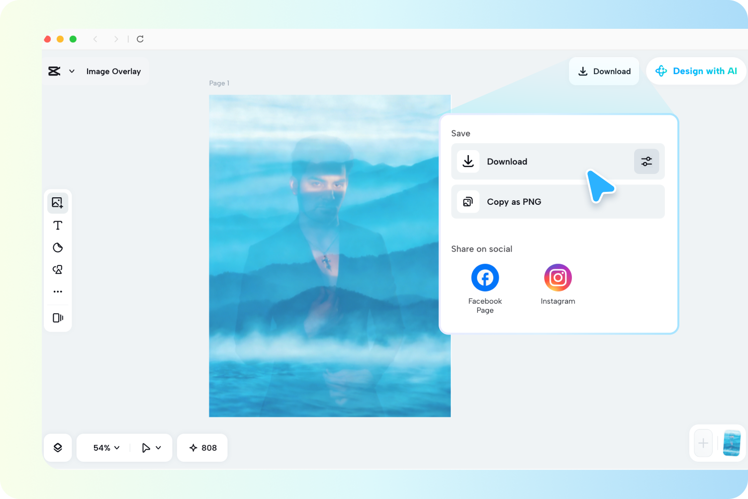 Exporting overlay images in high resolution from CapCut