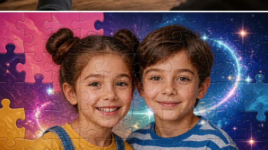 magic swap puzzle photo editor mobile hero image