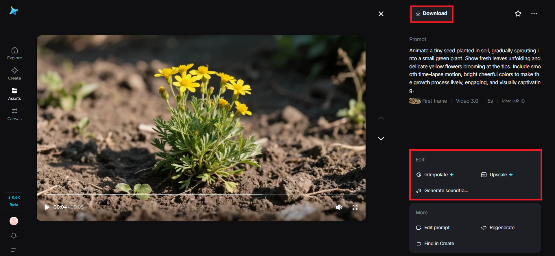 Download the seed germination video