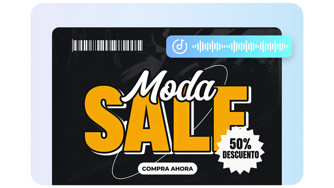 Utiliza música con IA para hacer que tu video con IA sea más atractivo.