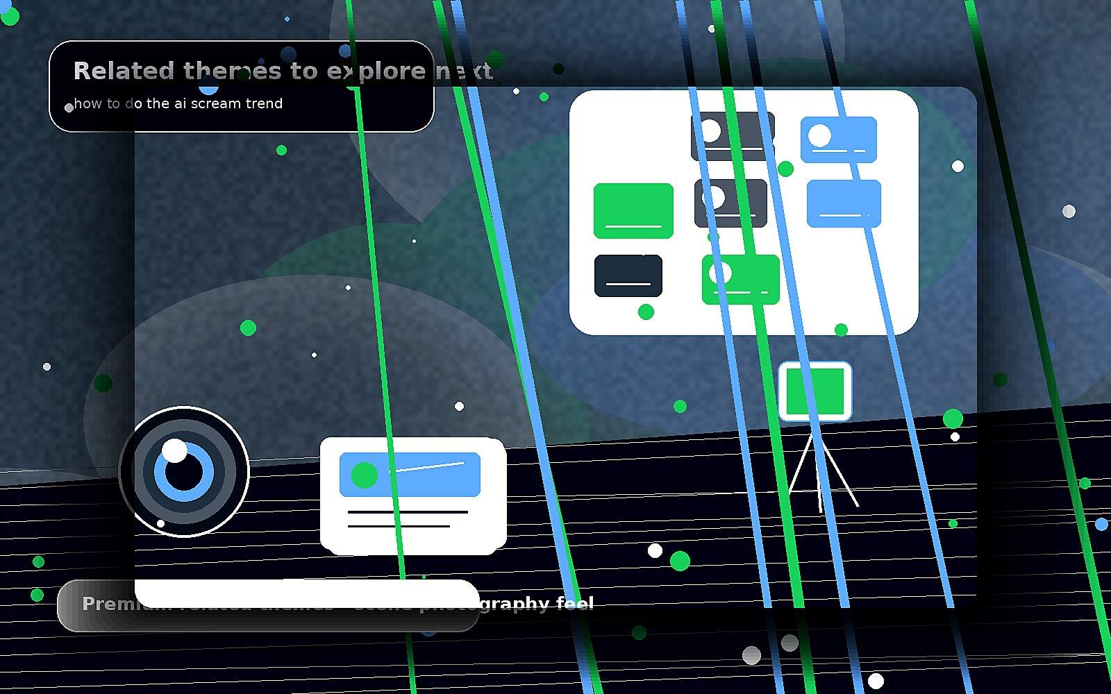 Related themes to explore next — premium scene image for how to do the ai scream trend