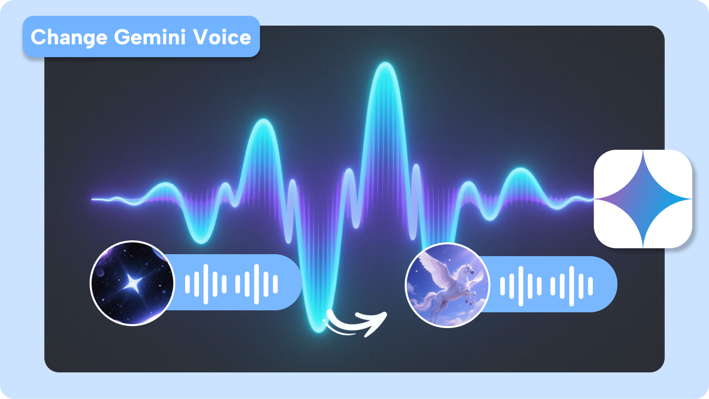 how to change gemini voice