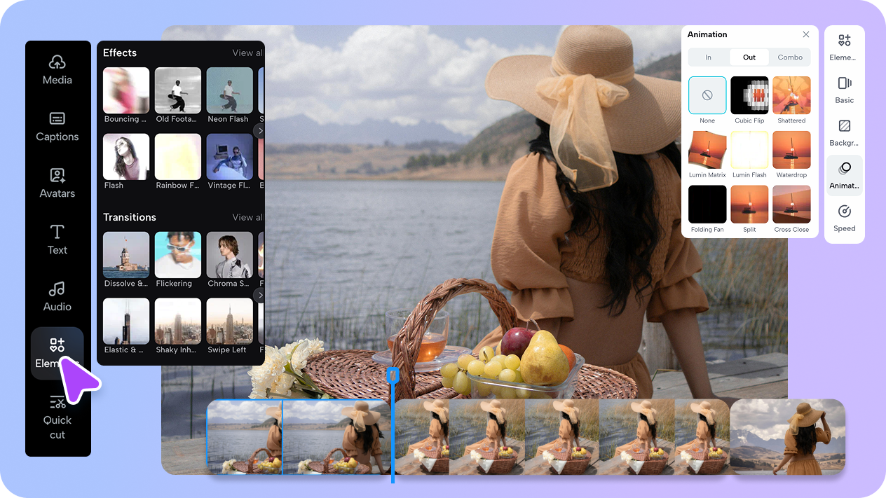 1740554150088.Enhance vlog content with effects & subtitles