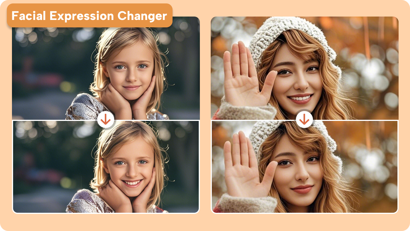 Facial expression changer