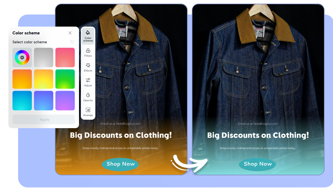 AI poster maker free with creative tools on CapCut Web