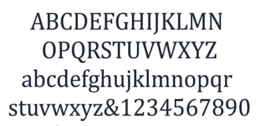 What is the free Cambria font style