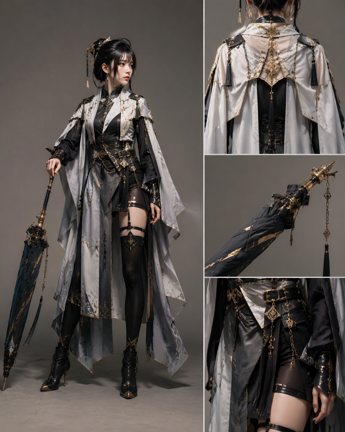 Dreamina cosplay outfit try on hero example 2