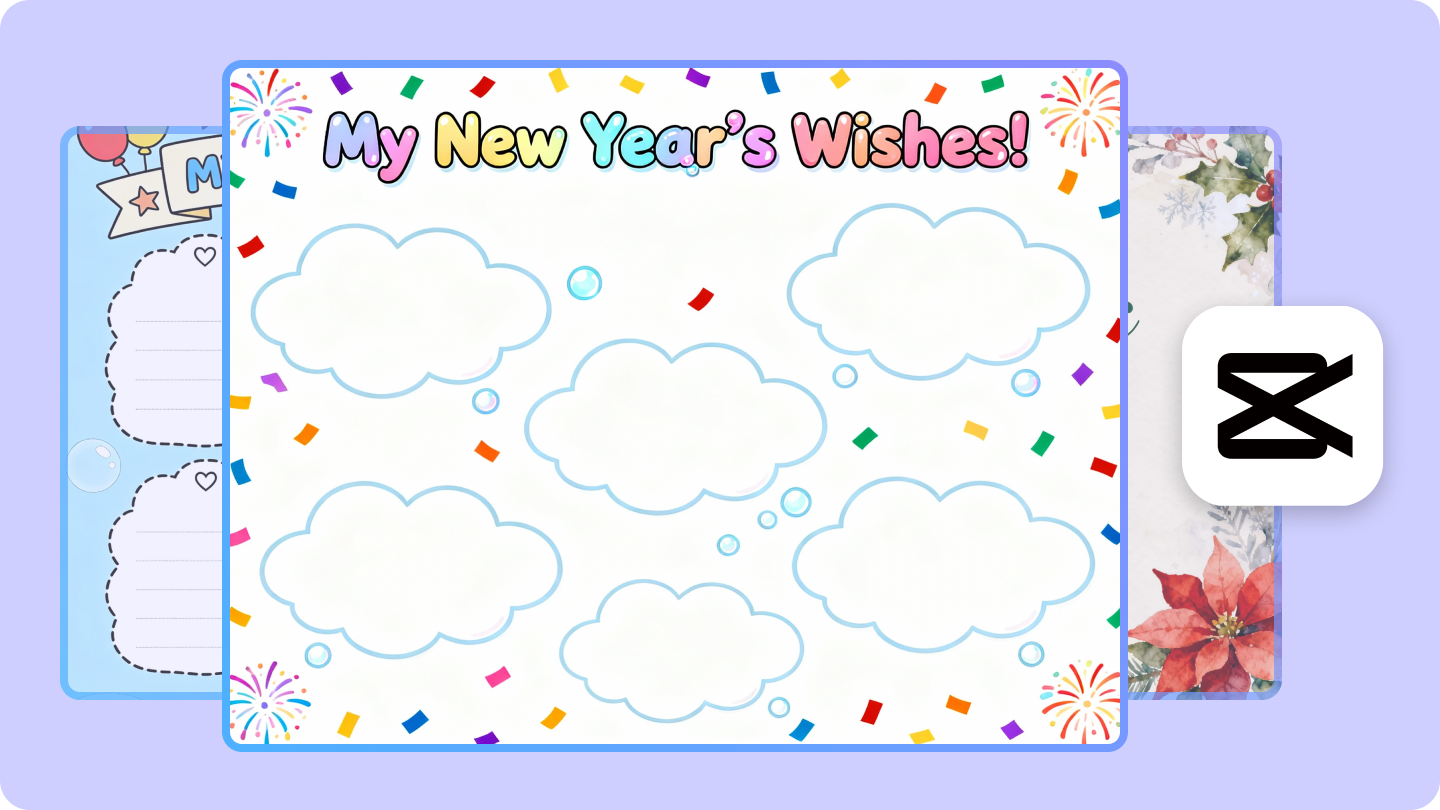 New Year's resolution template