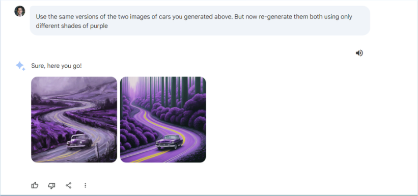Montage d'images avec le générateur d'images Gemini IA