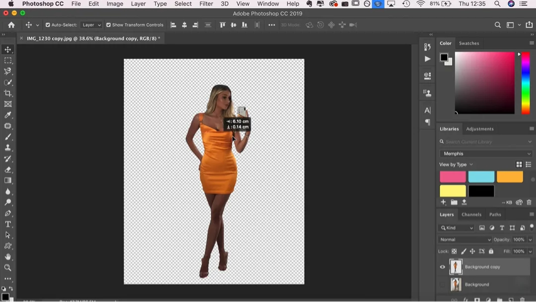 Photoshop to remove background