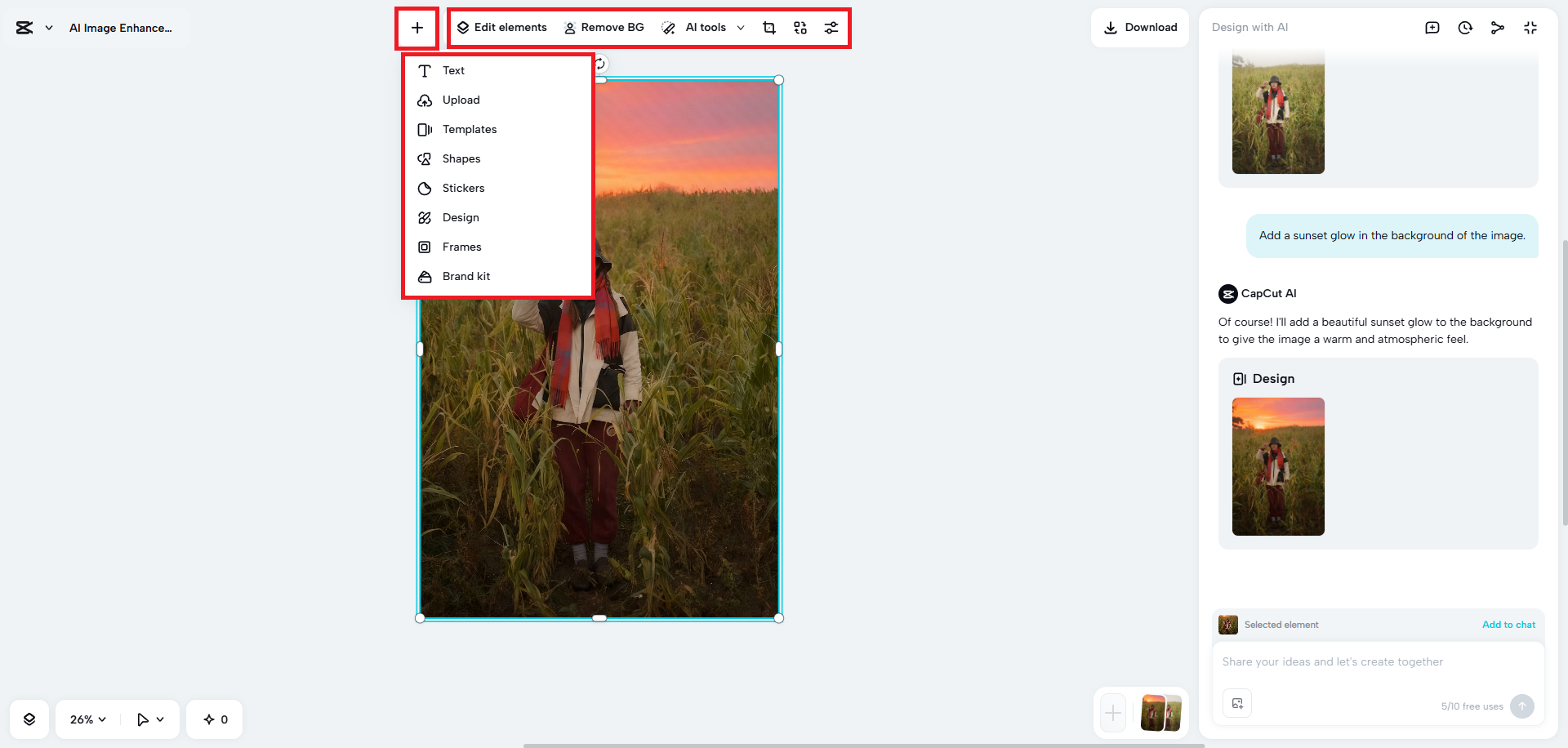 手動編輯您的圖片