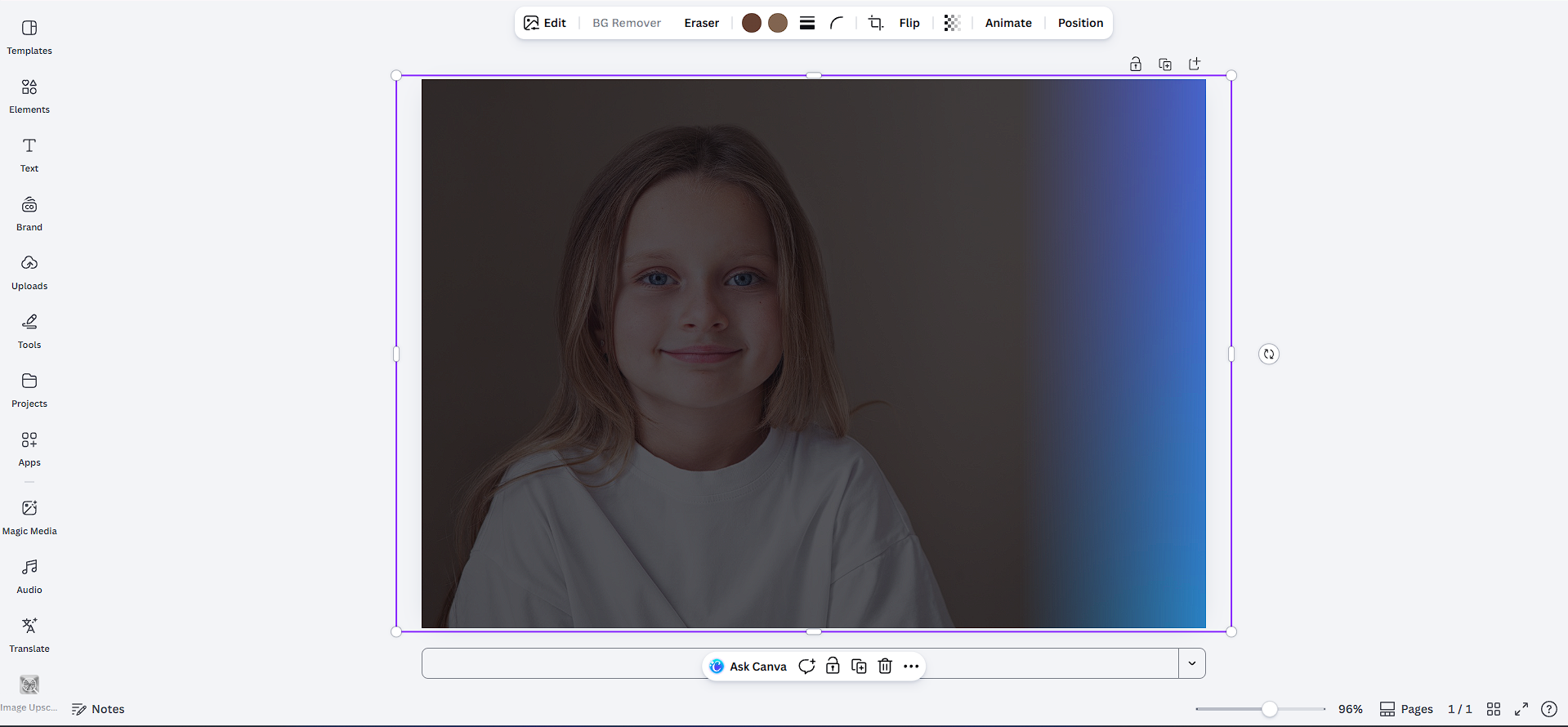 Use bg remover for image background removal