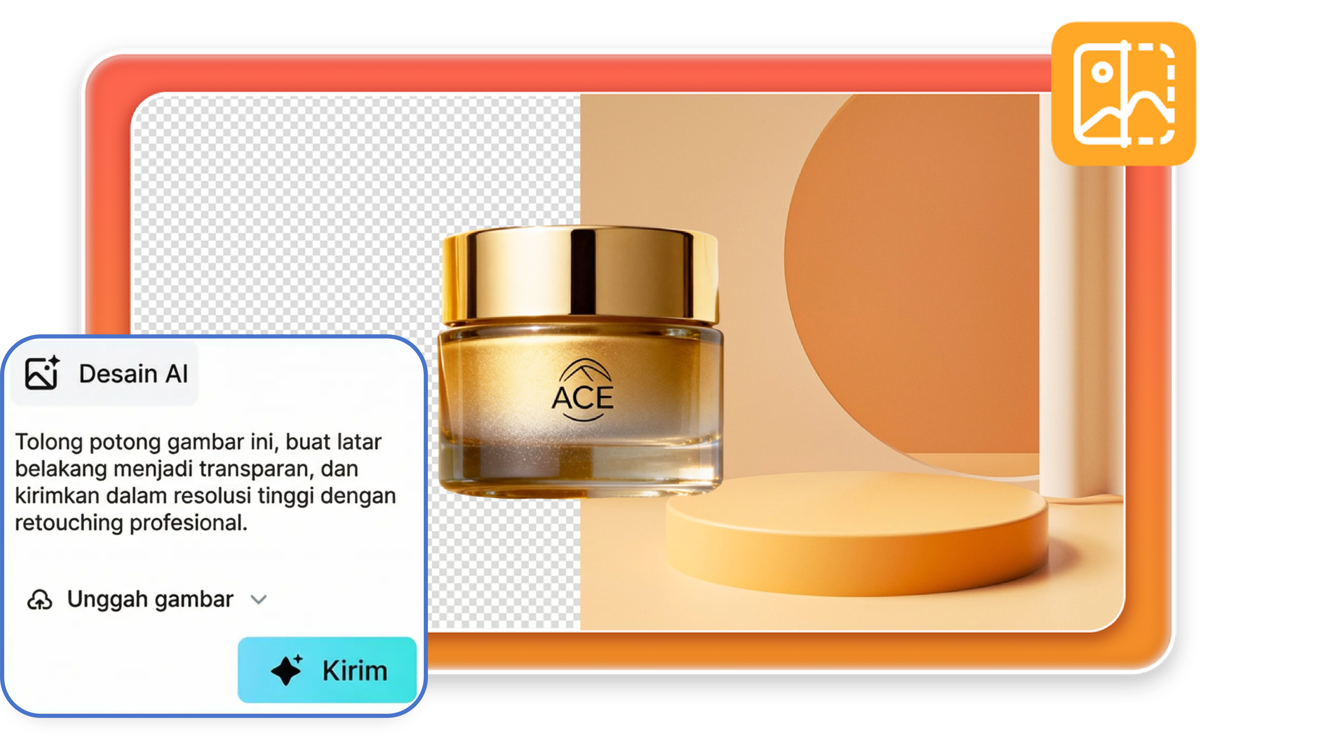 Alat Penghapus Latar Belakang AI