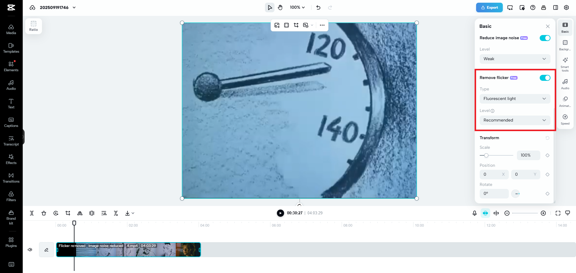 Lower any video flickering