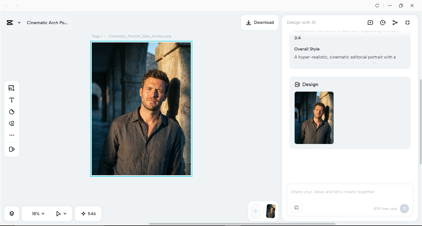 CapCut desktop video editor - a perfect tool for creating hard light photography