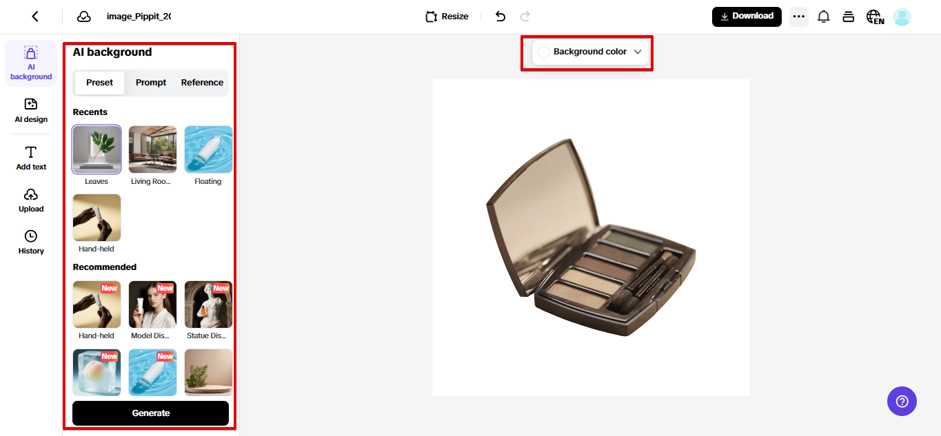 Photo background changer