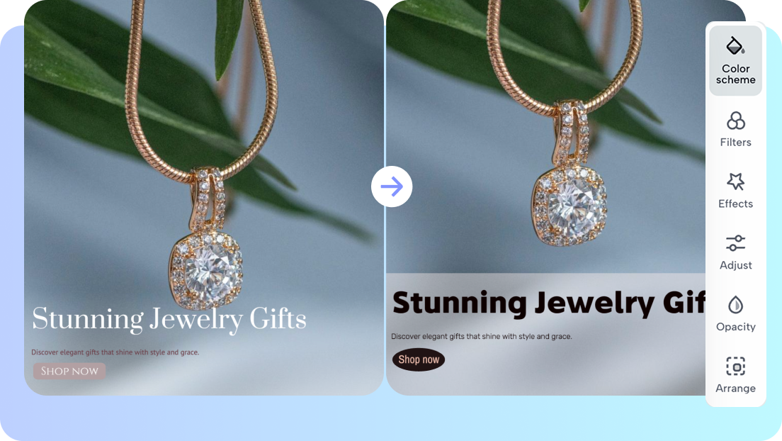 CapCut Web's poster AI generator with simple tools