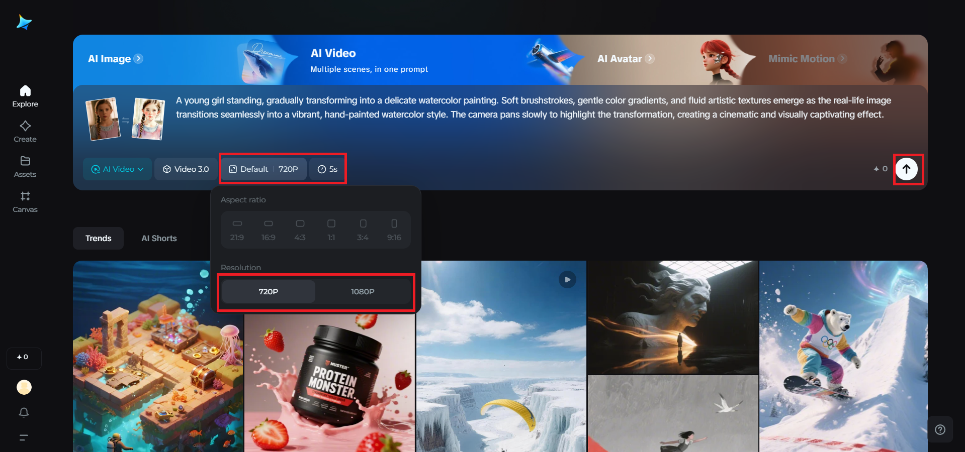Write the prompt and generate