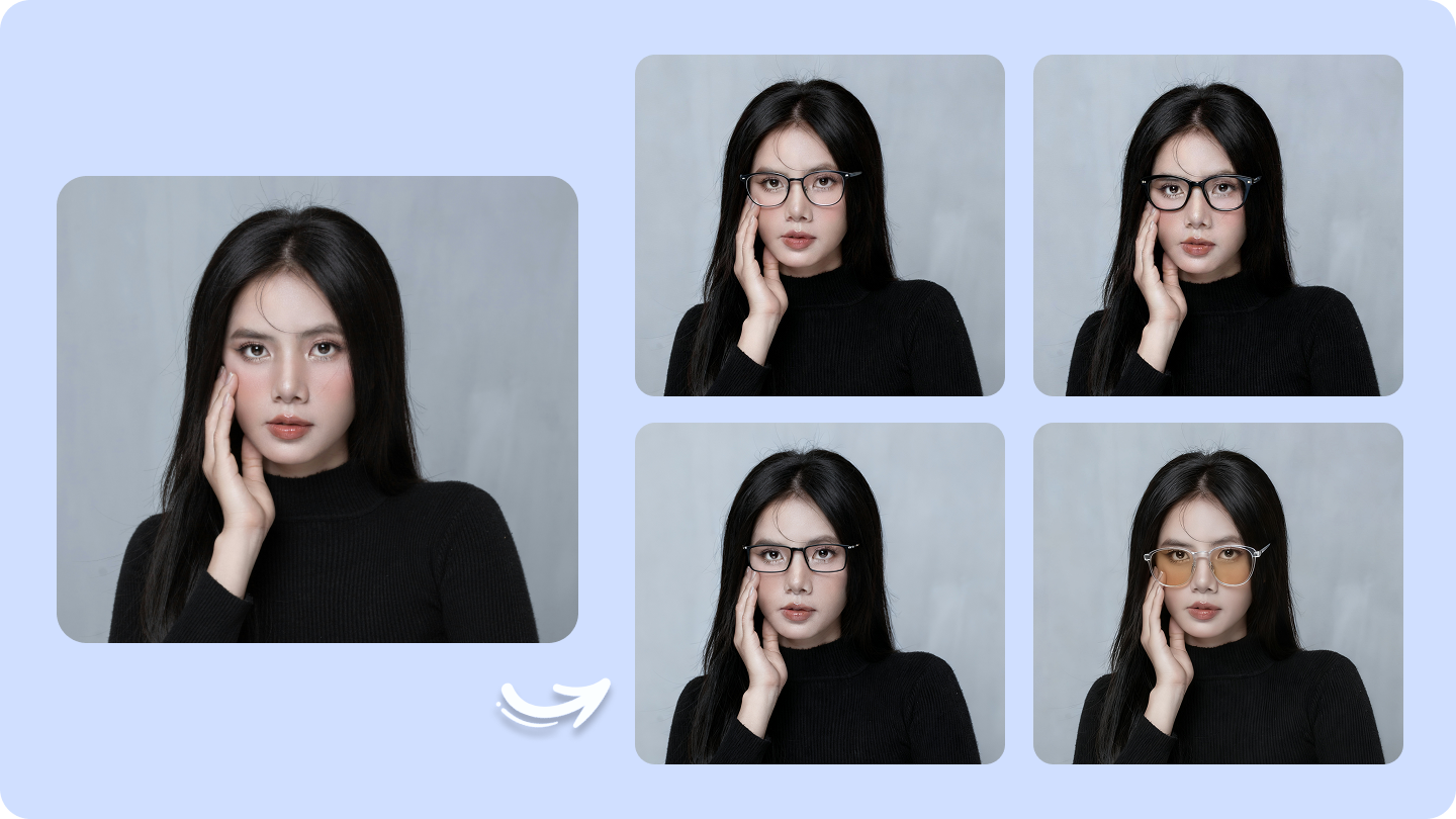 ai glasses try on