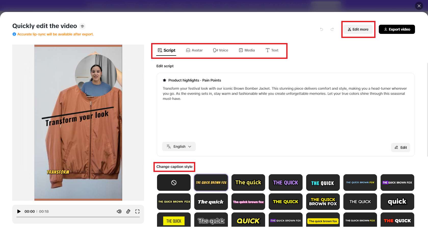 Gawin ang kinakailangang mabilis na pag-edit.