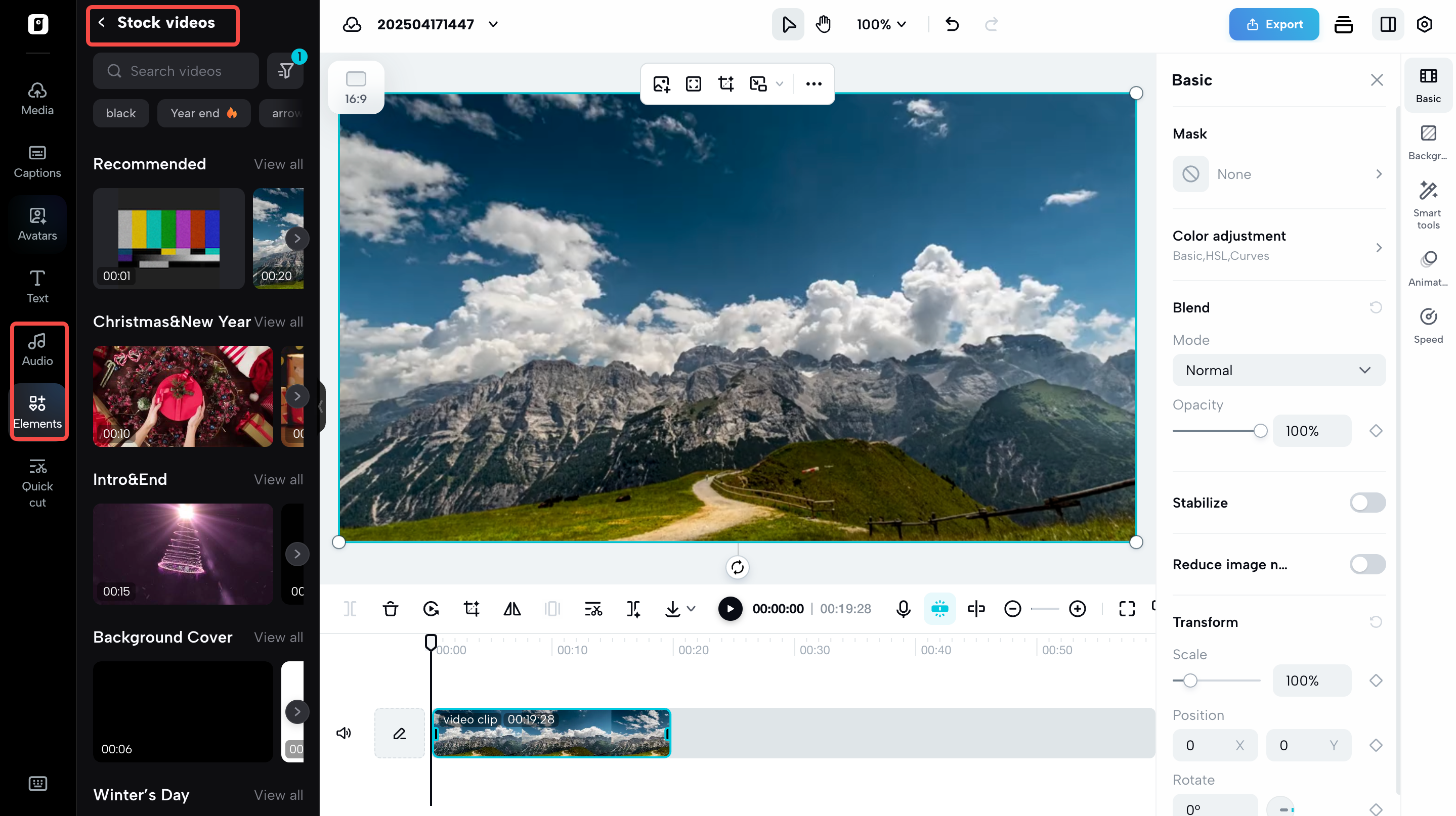 Free stock clips and music