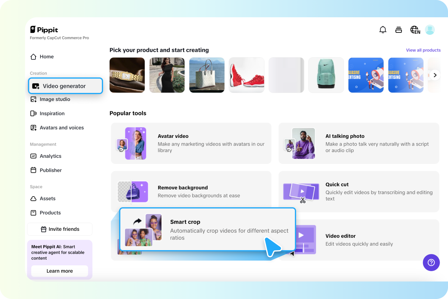 เริ่มต้นโดยการอัปโหลดวิดีโอของคุณ