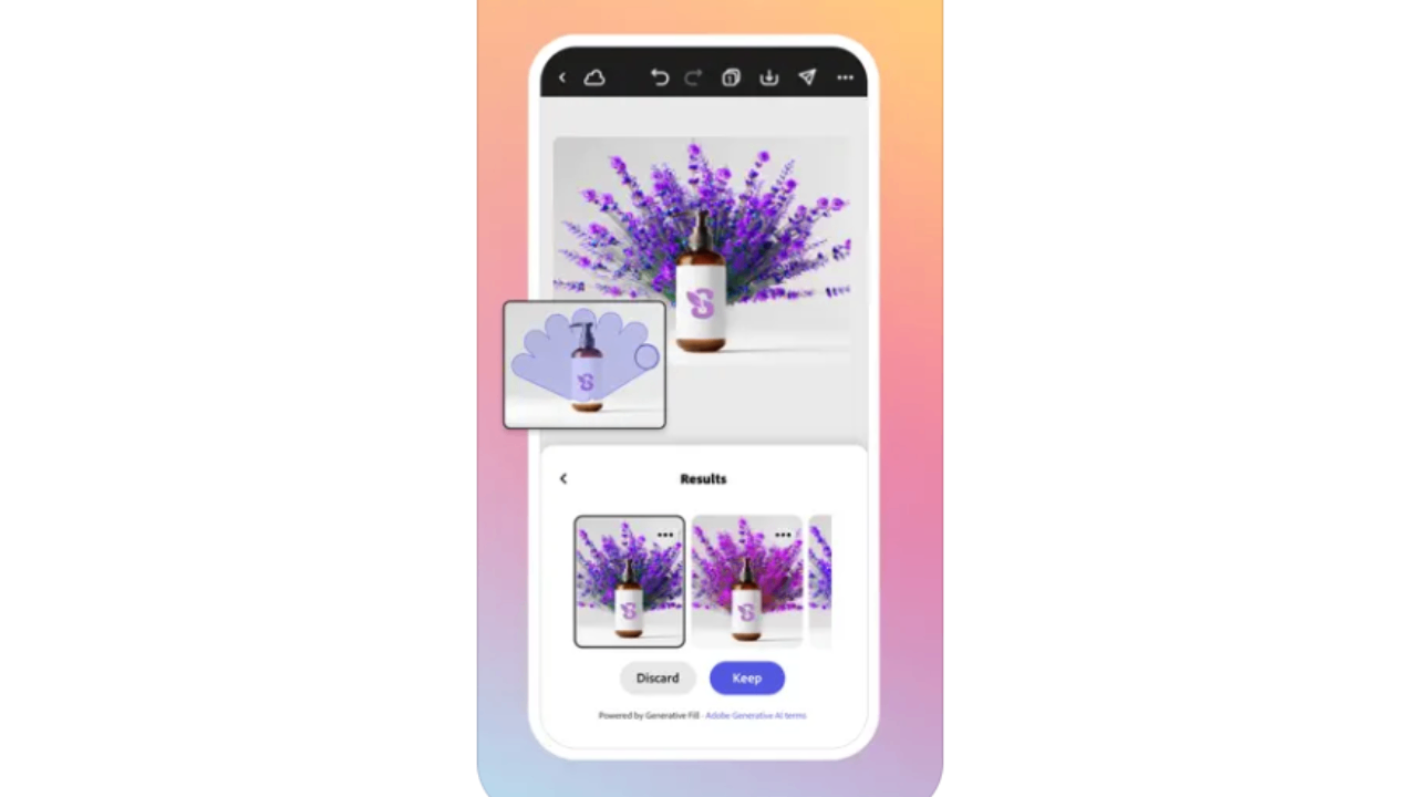 Adobe Express - background photo editing app