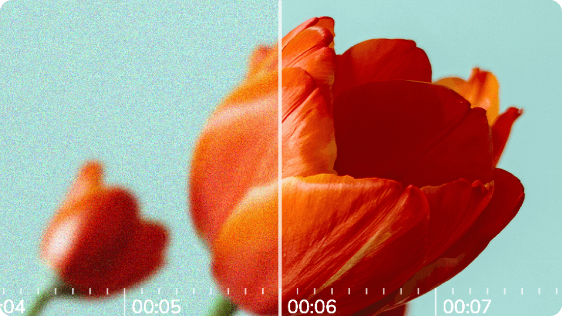 استعادة التفاصيل مع AI video upscaler