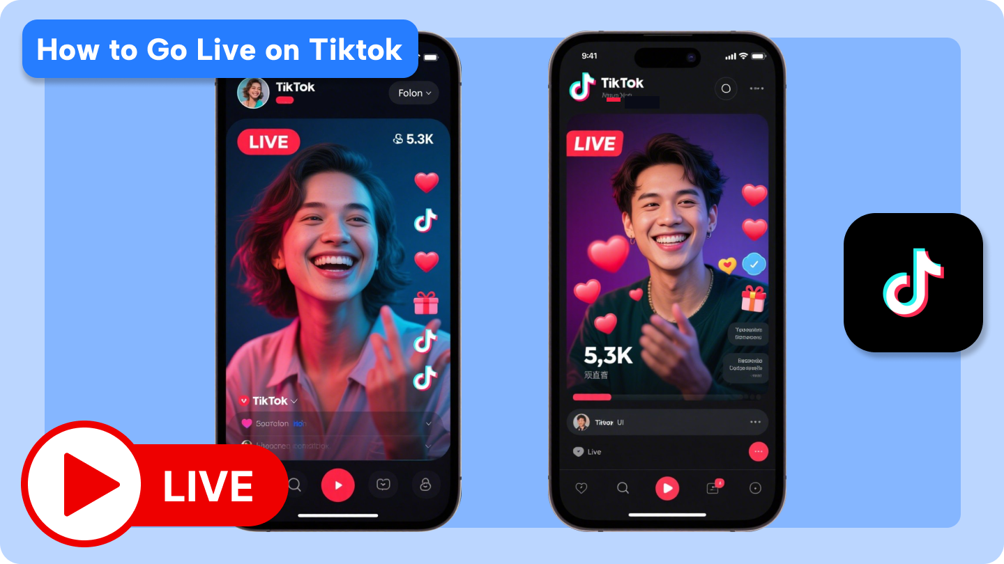fazer lives no TikTok