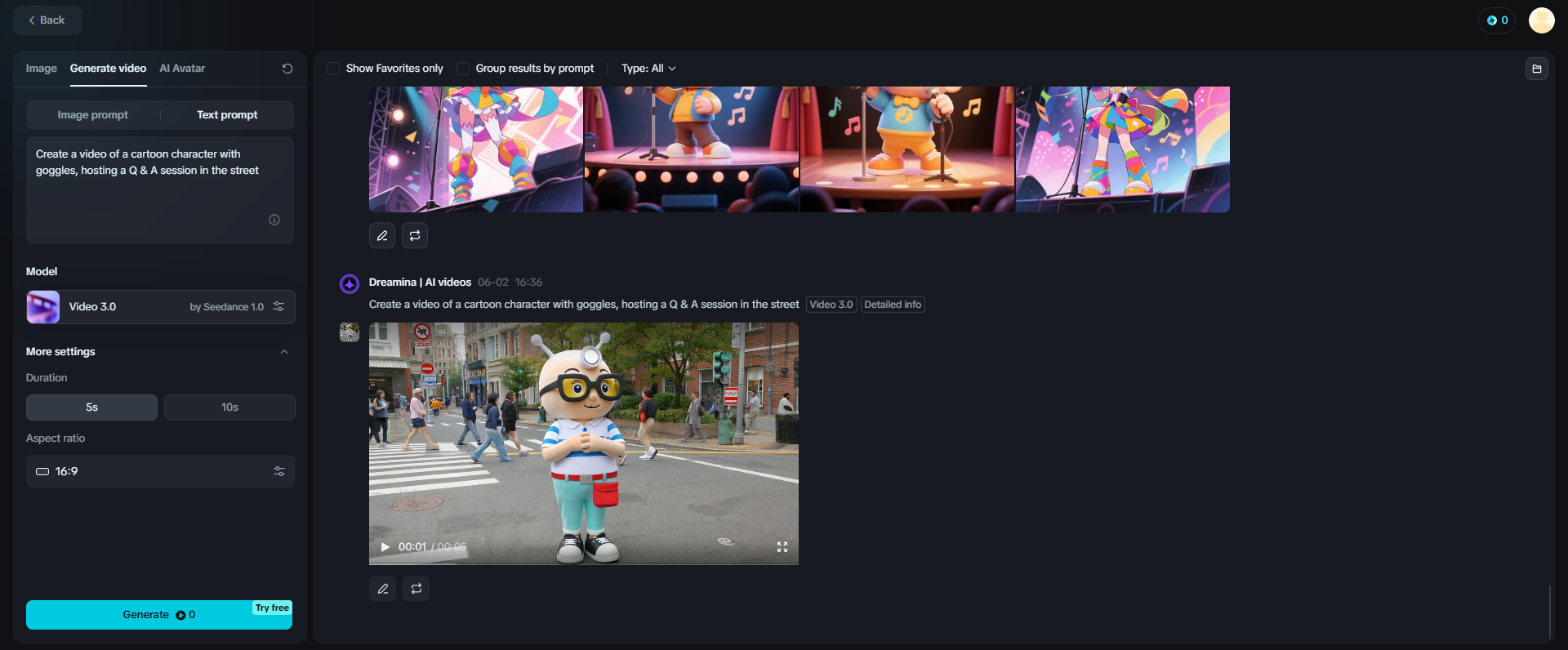 Video generator