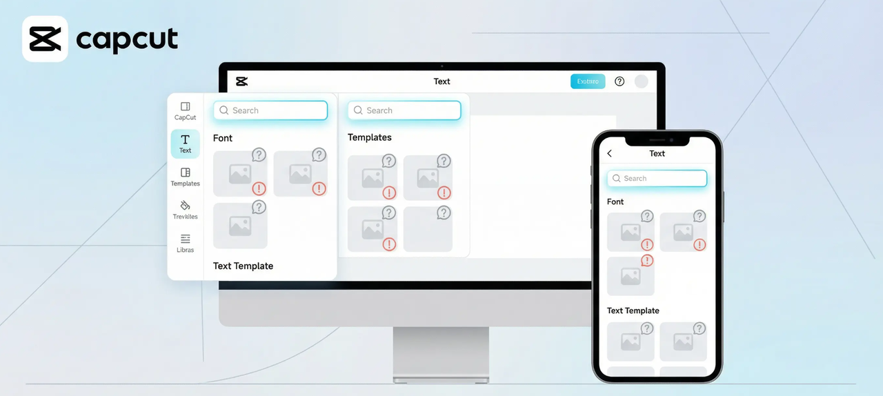 find the material for the text font