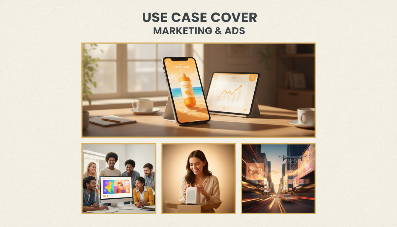 seedance_vs_veo_ cover: storyboard grid for on-brand promo, multiple product shots, warm lighting.