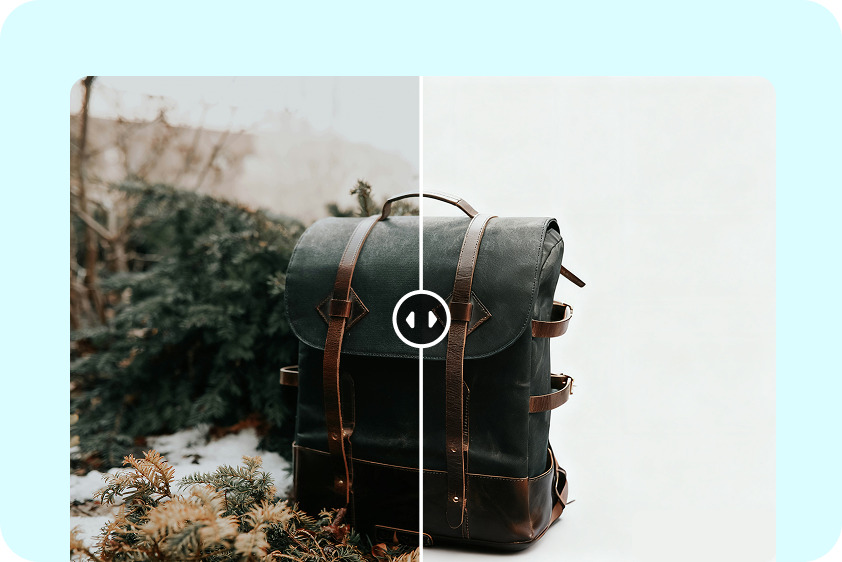 Clean up product images by removing distractions with AI Replace.