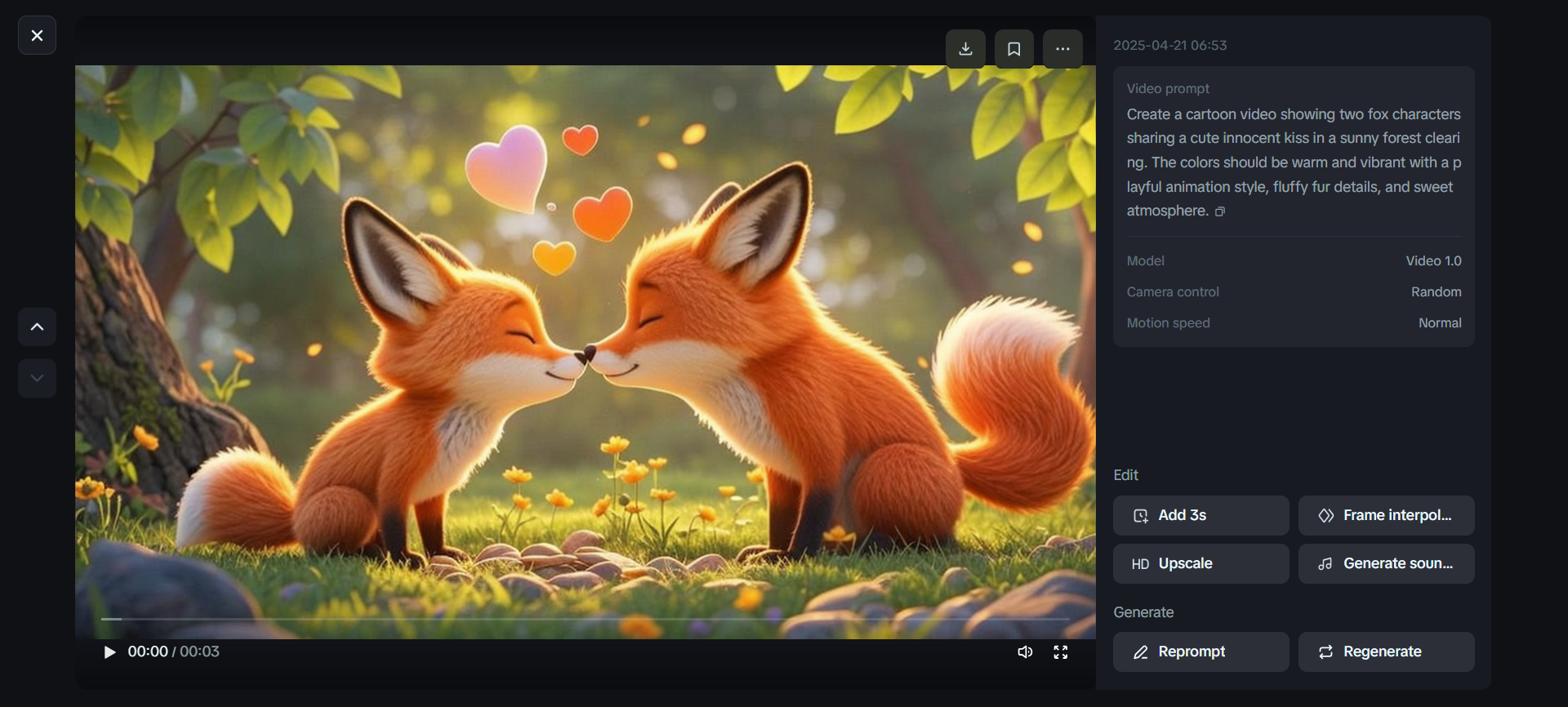 ai öpüşme video jeneratörü çevrimiçi ücretsiz