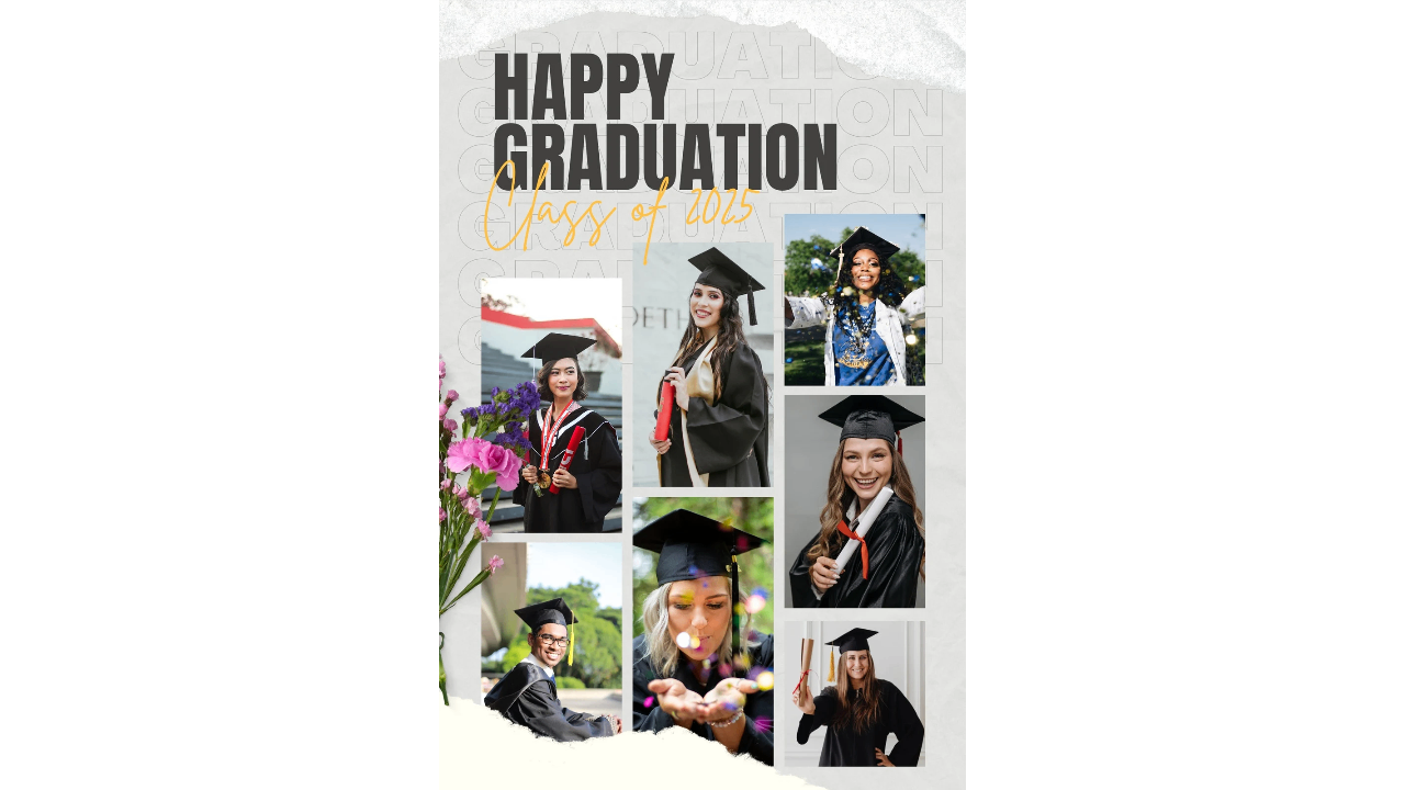 Photo collage poster example