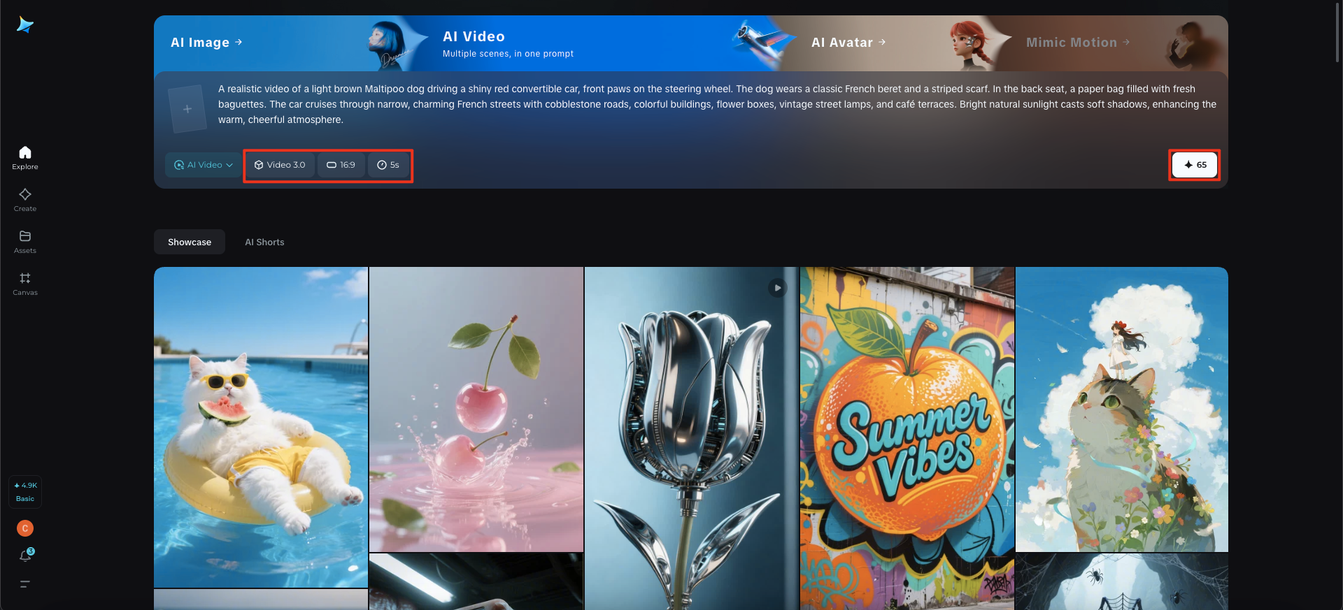 Générer une vidéo