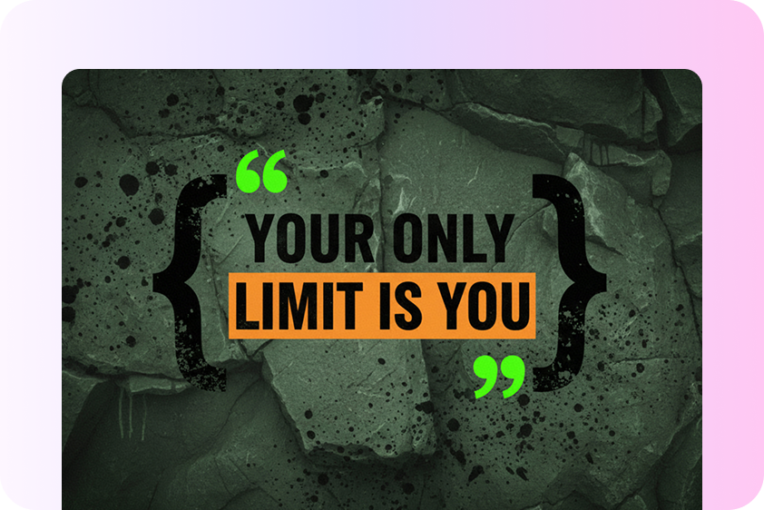 Ad creatives with quote messaging