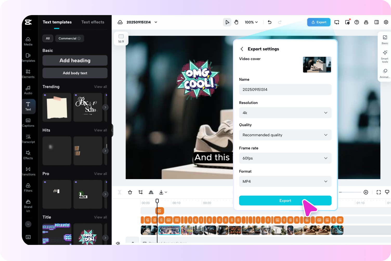 Xuất video hoặc chỉnh sửa thêm