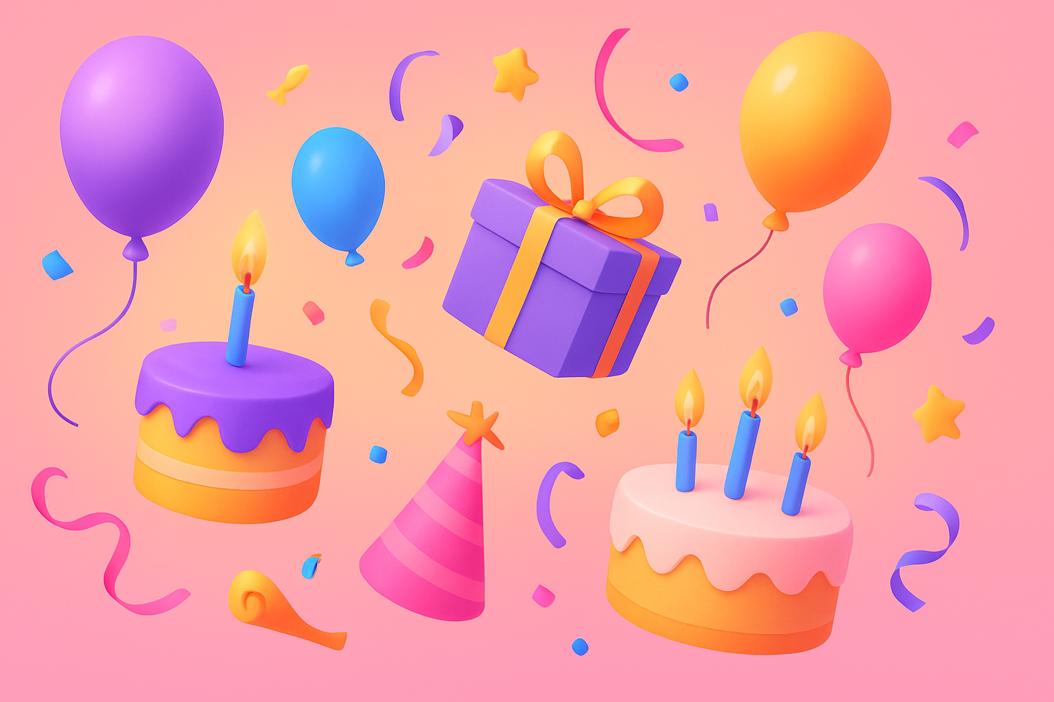 Top use cases: VN birthday templates